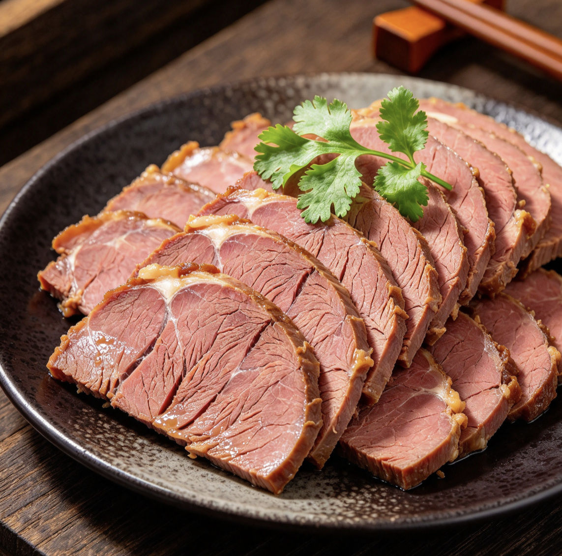 正宗东北酱牛肉成品图